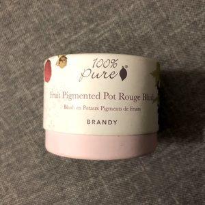 100% Pure Vegan Pot Rouge BRANDY NWT